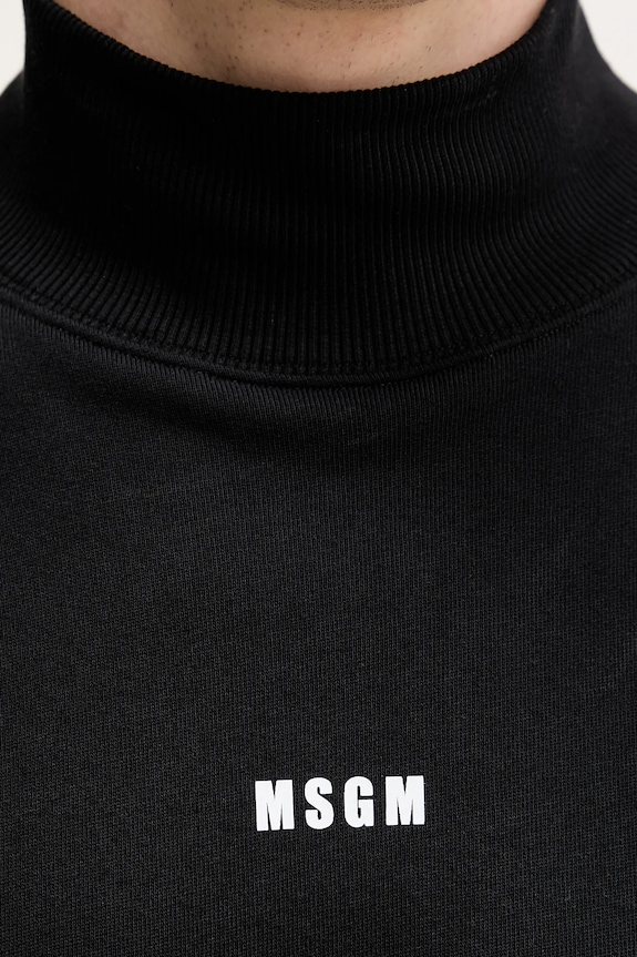 MSGM bluza bawełniana 200MM508.300000 czarny