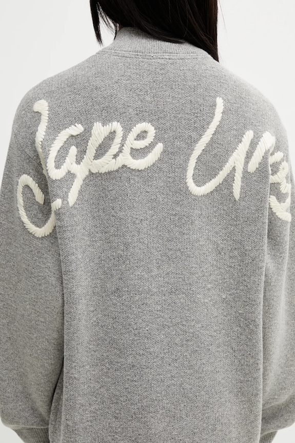AAPE jumper gray AAPKNMD303XXP