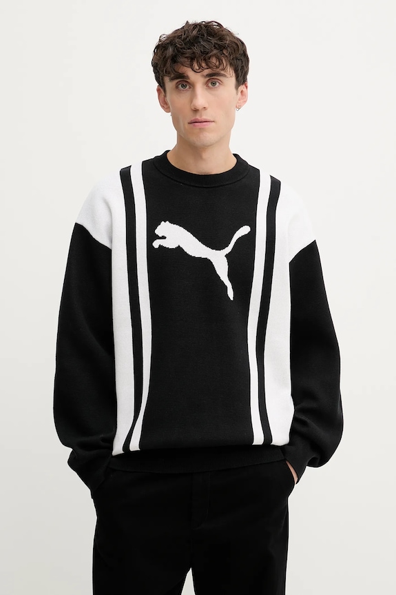 Πουλόβερ Puma 632294 μαύρο AW25