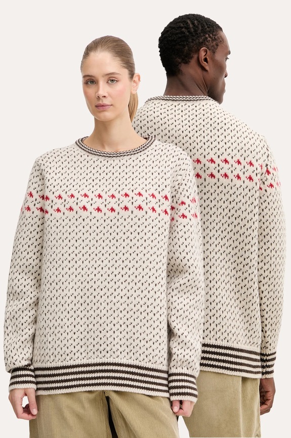 Mammut gyapjú pulóver Mammut x Cabourn Direttissima gyapjú bézs 1014.07060