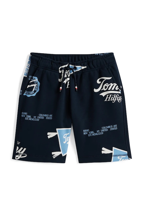 Tommy Hilfiger pantaloni scurți KB0KB09806.128.176.9BYA bleumarin AW25