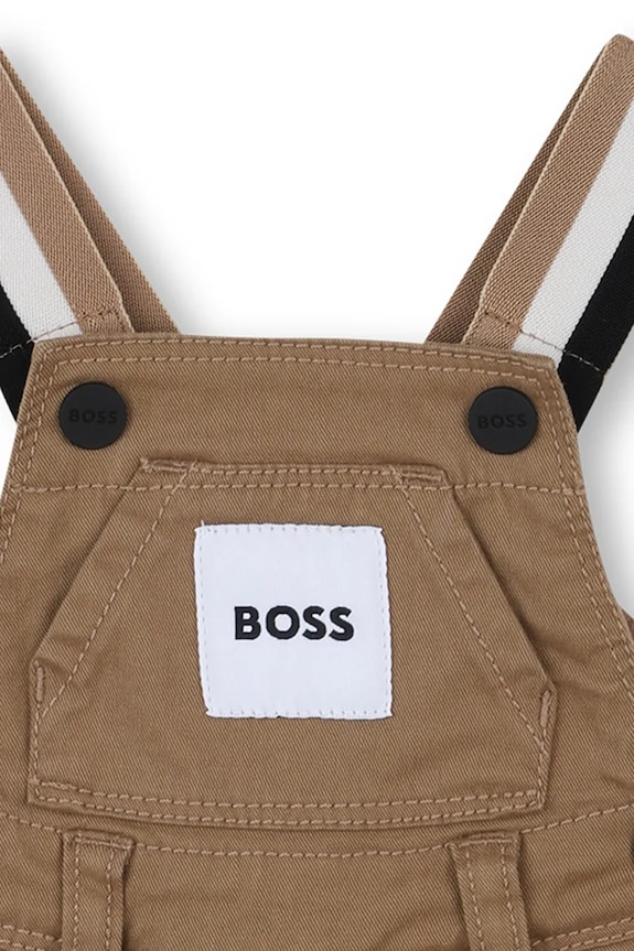 Chlapec Šortky BOSS J52517 hnedá