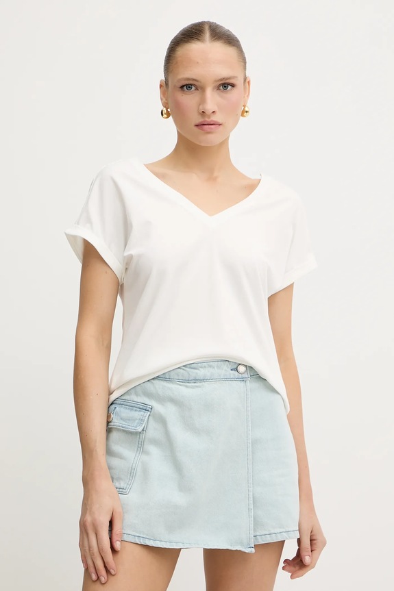 Morgan gonna pantalone in denim blu SHAZAZ