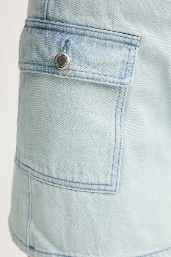 Morgan gonna pantalone in denim SHAZAZ blu