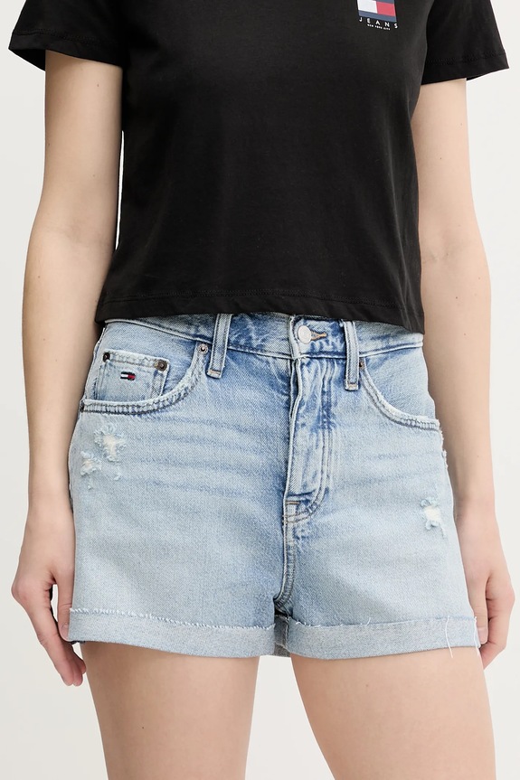 Jeans kratke hlače Tommy Jeans Drugo modra DW0DW21055