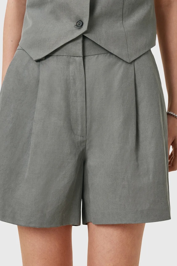 Ρούχα Λινό σορτς AllSaints AVERIE W046QC γκρί