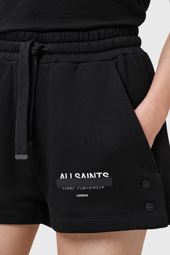 Ρούχα Βαμβακερό σορτσάκι AllSaints SORRI W053TC μαύρο