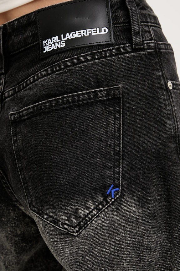 Karl Lagerfeld Jeans farmer rövidnadrág szürke A3W10131