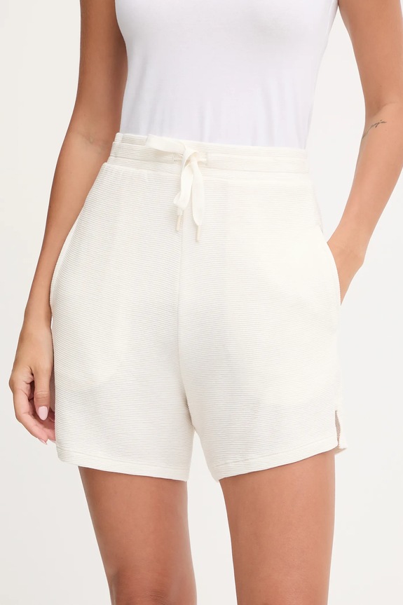 Šortky BOSS Ottoman_Shorts s elastanom béžová 50545617