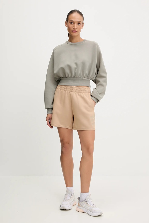 adidas pantaloni scurți Future Icons JW7834 bej AW25