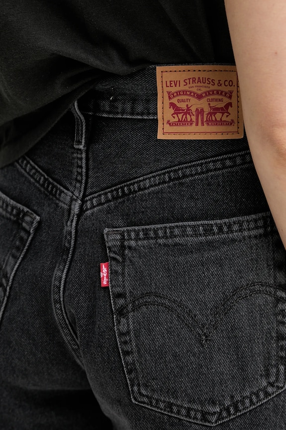Levi's pantaloni scurți jeans gri A1965