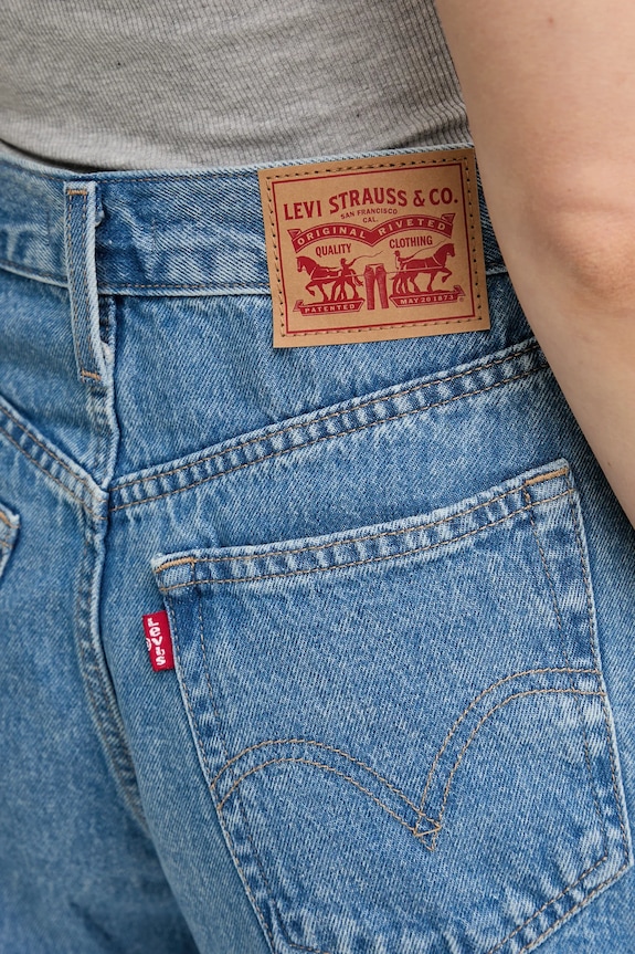Levi's pantaloncini di jeans blu A1965.0001