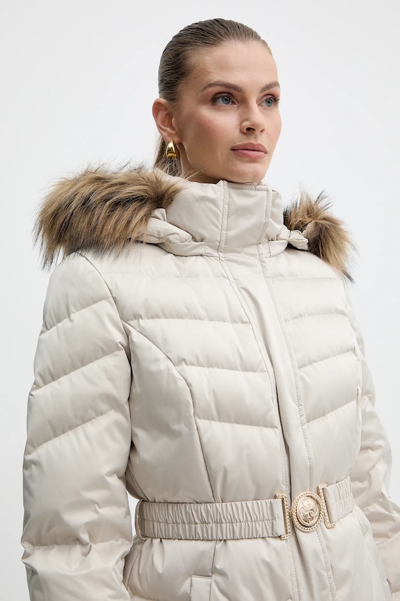 Páperová bunda Guess MARINA béžová W5BL31.W2802