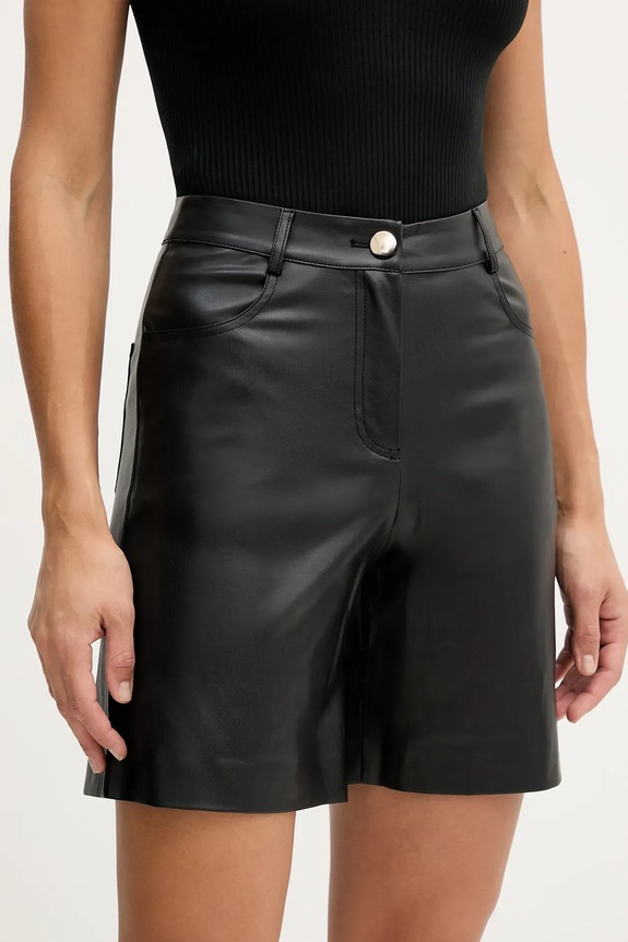 Sisley pantaloni scurți panza negru 44UKL901Q