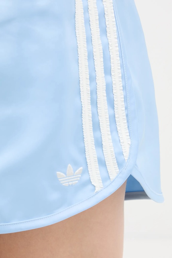Шорти adidas Originals Ruffle Shorts KC8817 блакитний