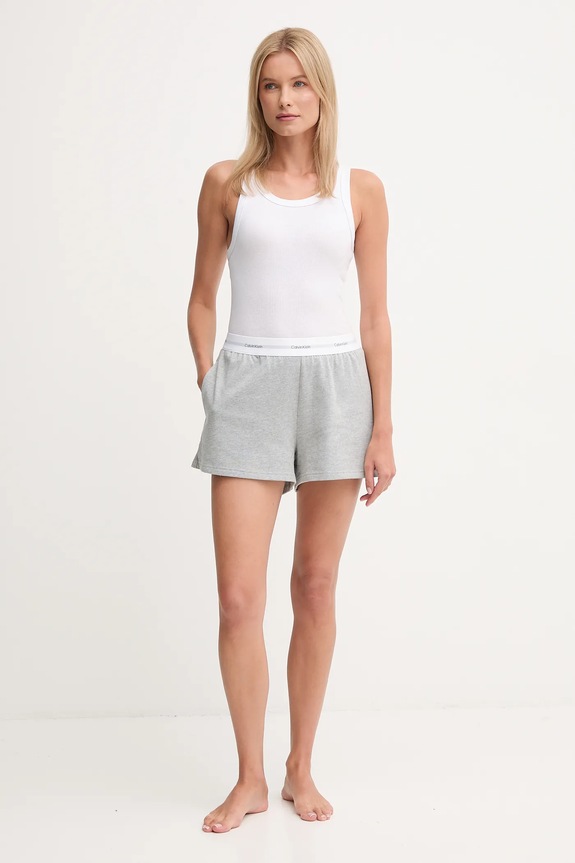 Calvin Klein Underwear Longue női pamut LV00QS7517 szürke SS26