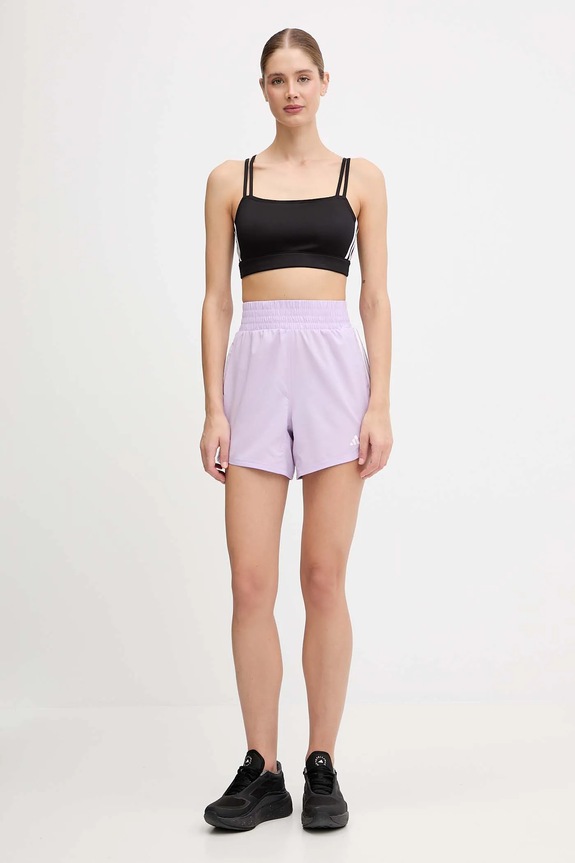 adidas Performance pantaloni scurți de antrenament Pacer JX4852 violet AW25