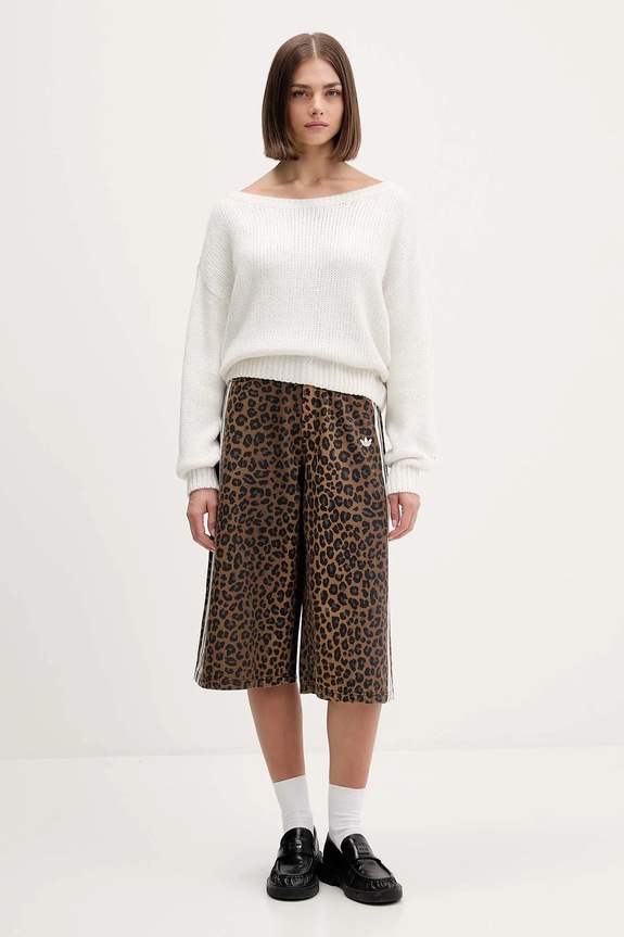 adidas Originals pantaloncini di jeans KA2676 marrone SS26