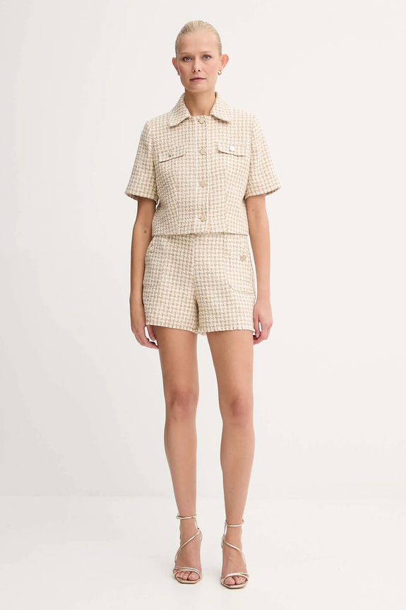 Σορτς Morgan SHAV.F μπεζ AW25