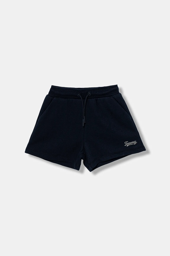 Detské krátke nohavice Tommy Hilfiger KG0KG08661.9BYA tmavomodrá AW25