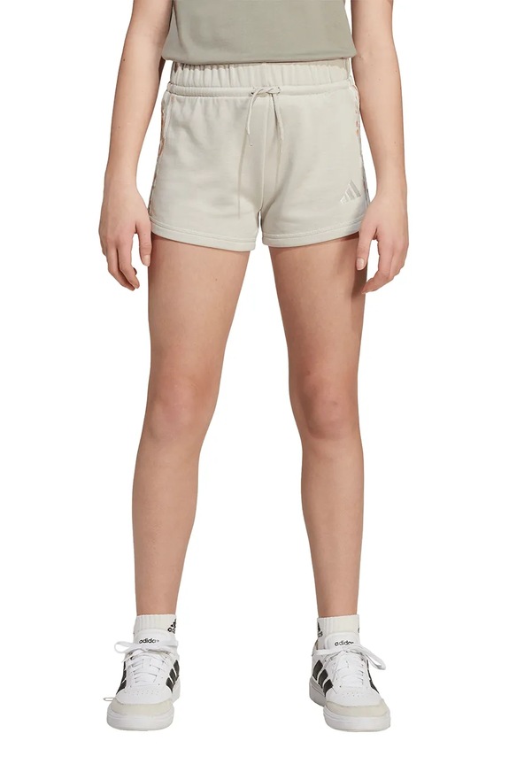 adidas pantaloni scurți copii casual bej KC5474