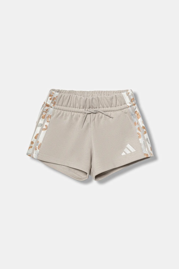 adidas pantaloni scurți copii KC5474 bej AW25