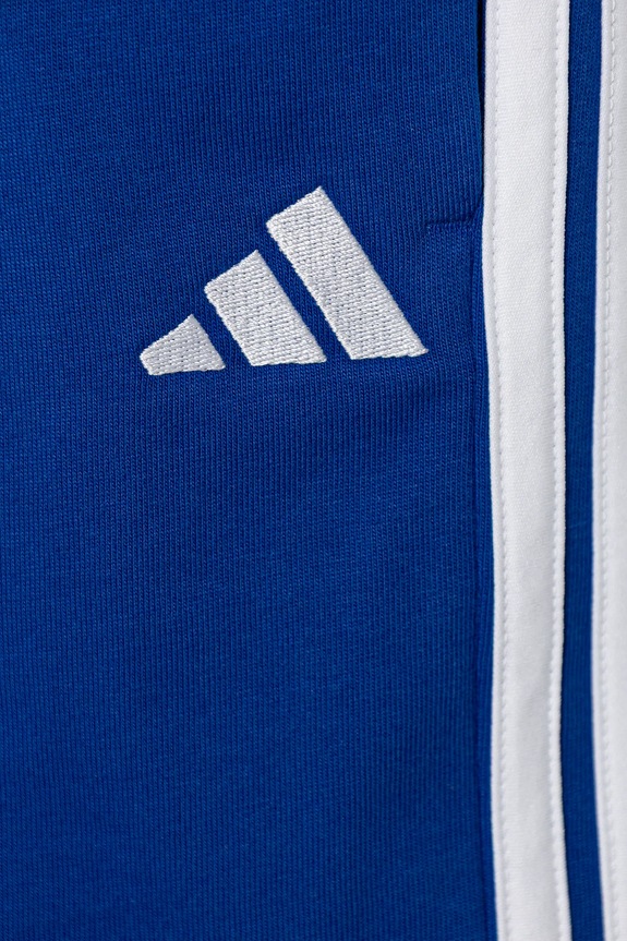 adidas szorty bawełniane dziecięce niebieski JY5017