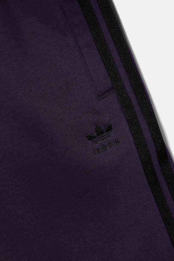 Detské krátke nohavice adidas Originals fialová JV8633