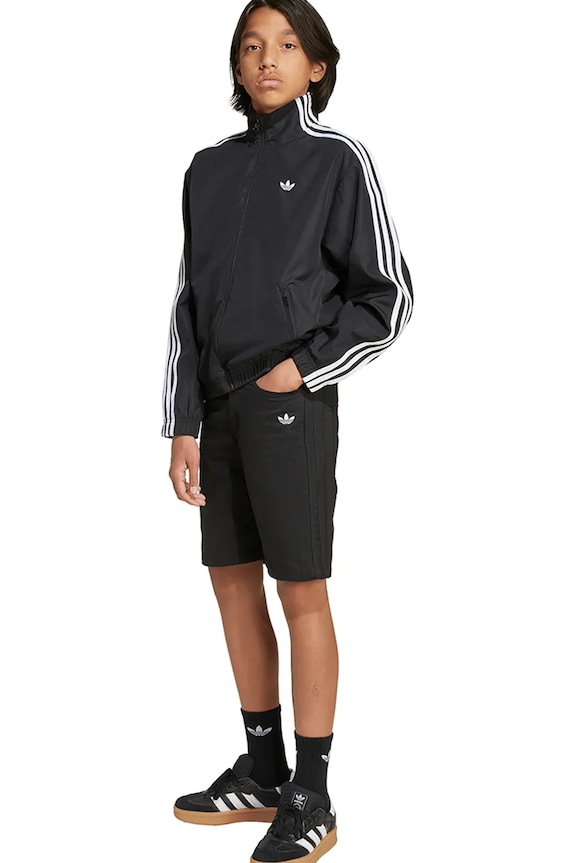 Detské bavlnené šortky adidas Originals JX3887