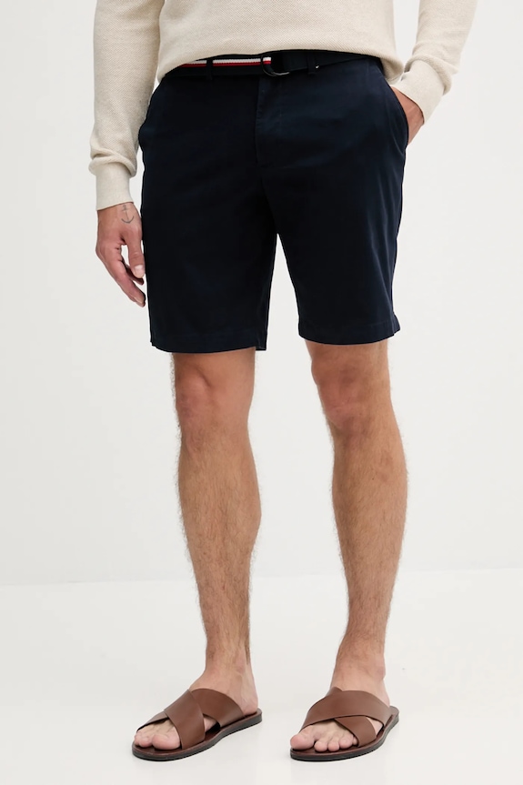 Tommy Hilfiger pantaloncini tessuto blu navy MW0MW39706