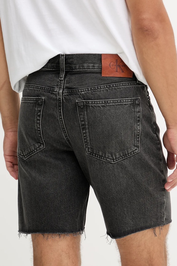 Îmbrăcăminte Calvin Klein Jeans pantaloni scurți jeans LV04RB791G gri
