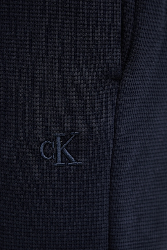 Calvin Klein Jeans pantaloni scurți de trening bărbați din bumbac bleumarin LV04RC248G
