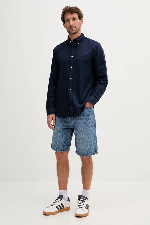 Τζιν σορτς Calvin Klein Jeans LV04RC722G μπλε AW25