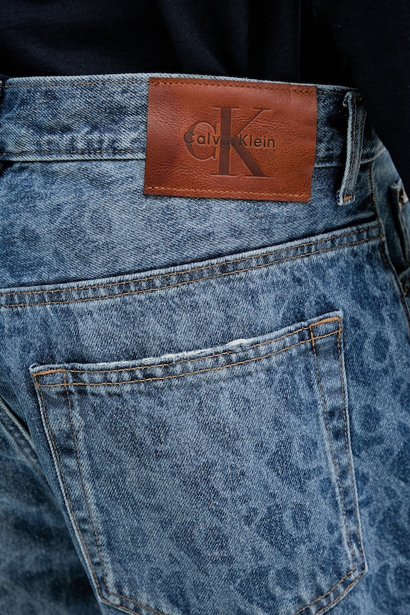 Τζιν σορτς Calvin Klein Jeans μπλε LV04RC722G