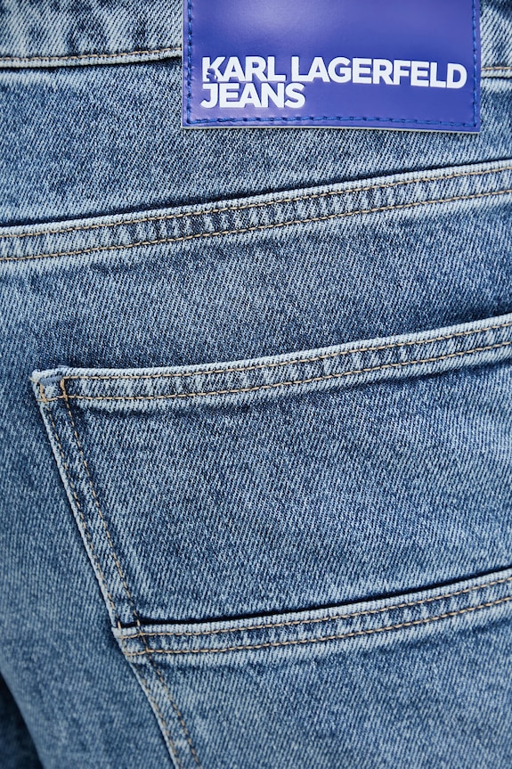 Karl Lagerfeld Jeans pantaloni scurți jeans albastru A3M10138