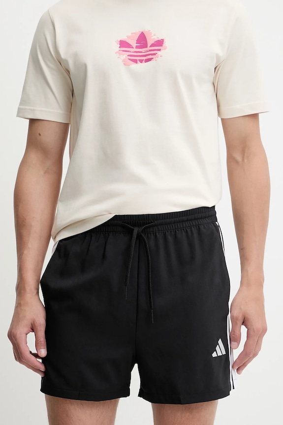 Σορτς adidas Essentials 3-Stripes Chelsea ύφασμα μαύρο IM7850
