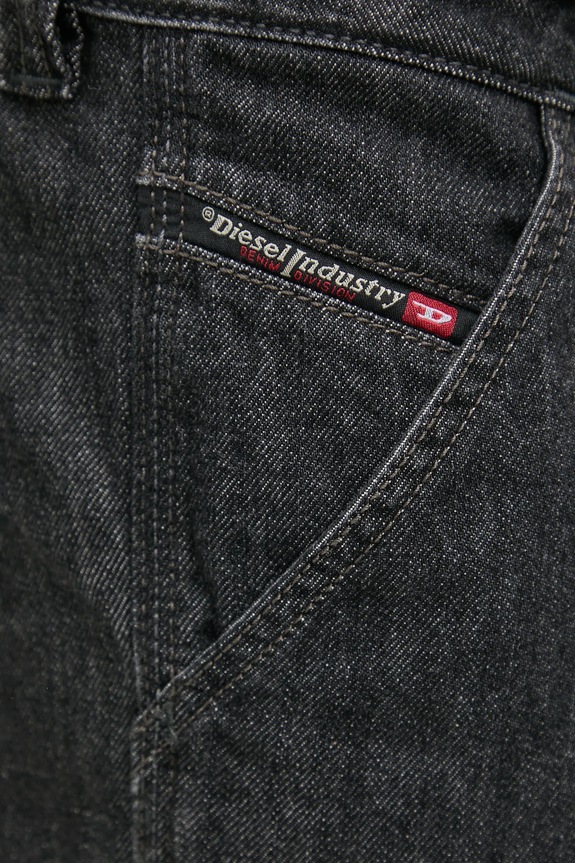 Traper kratke hlače Diesel D-LIVERY-W-SHORT crna A19270.09M65