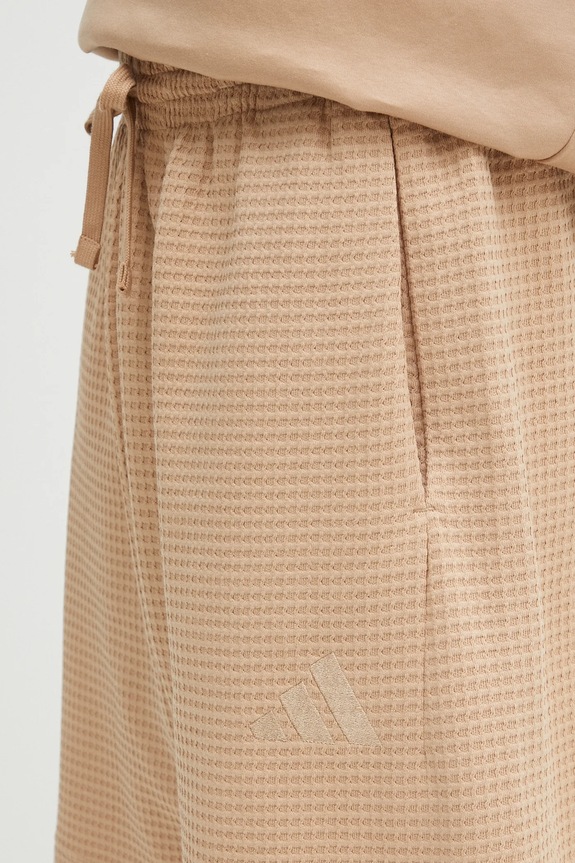 Pamučne kratke hlače adidas All SZN bež JL6563