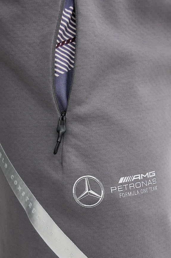 Kraťasy adidas x Mercedes šedá JW3479