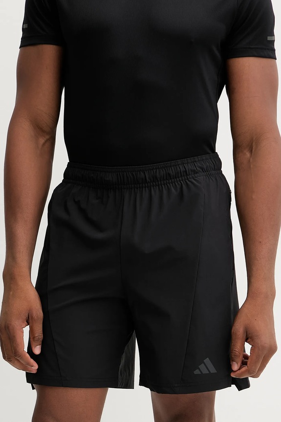 adidas Performance edzős rövidnadrág Designed for Training sima fekete IK9723