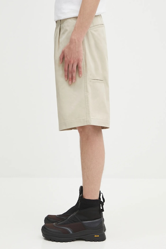 Human Made pantaloncini in cotone HM29PT018 beige AW25