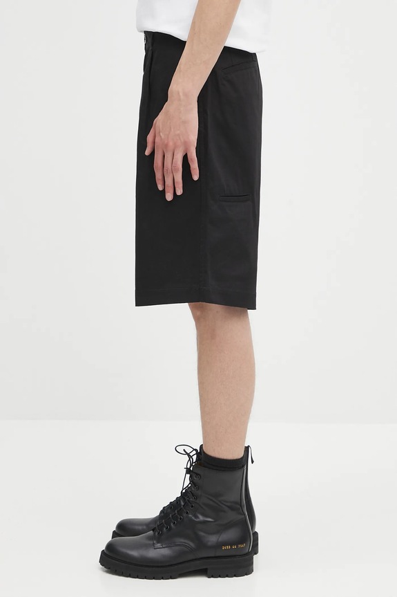 Human Made pantaloncini in cotone HM29PT018 nero AW25