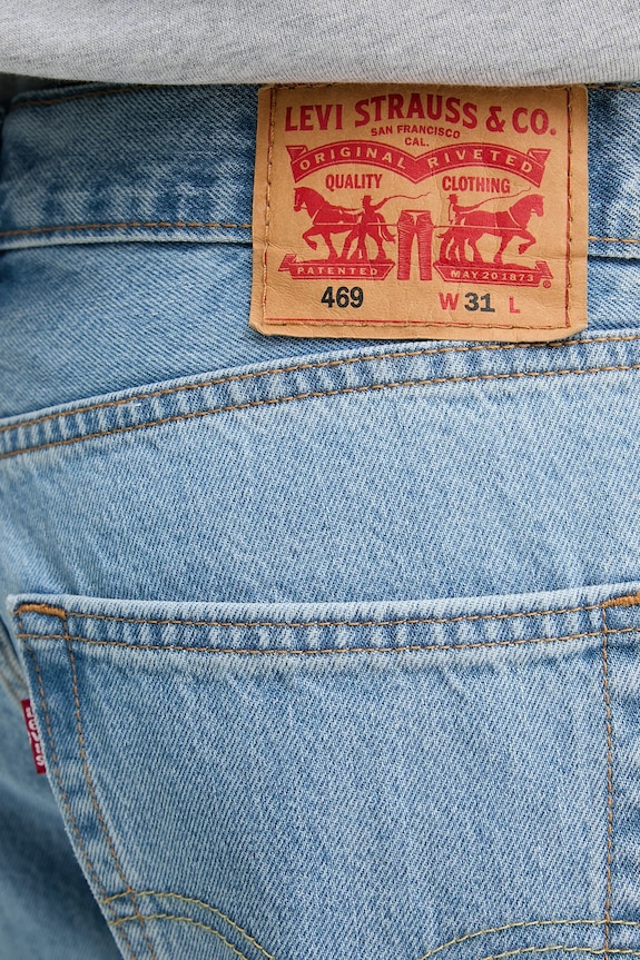 Levi's pantaloni scurți jeans albastru 39434