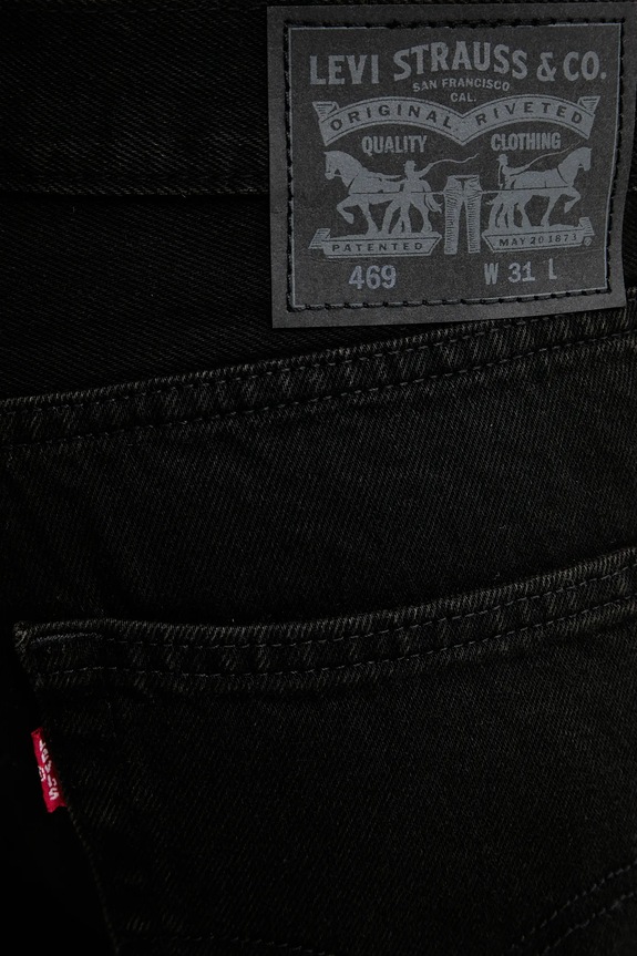 Rifľové krátke nohavice Levi's čierna 39434