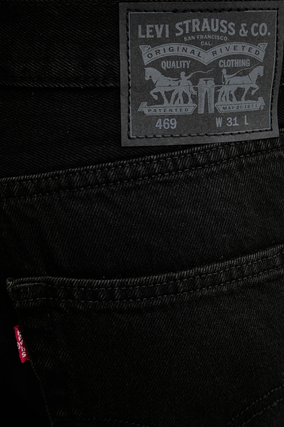 Rifľové krátke nohavice Levi's čierna 39434