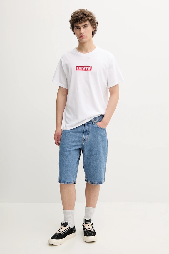 Levi's szorty jeansowe 469 LOOSE 39434.0009 niebieski AA00