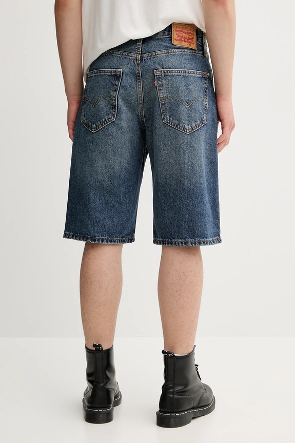 Odzież Levi's szorty jeansowe 469 LOOSE 39434.0141 niebieski