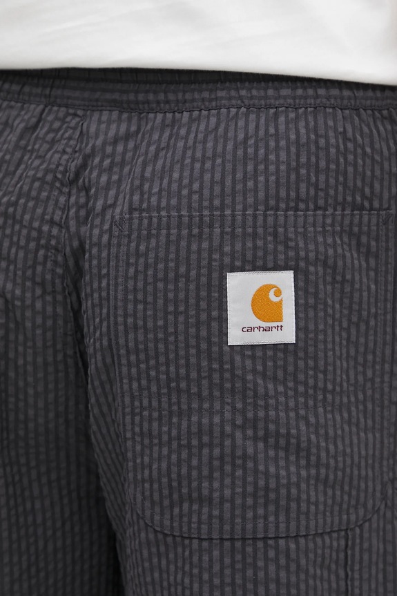 Carhartt WIP cotton shorts Toland black I035152.31RXX