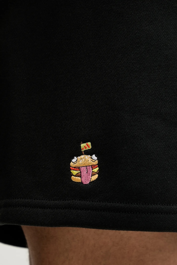 Bavlnené šortky adidas Fortnite čierna JV7963