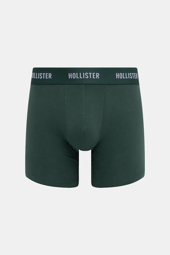 Hollister Co. bokserki 5-pack KI314.5024.301 zielony